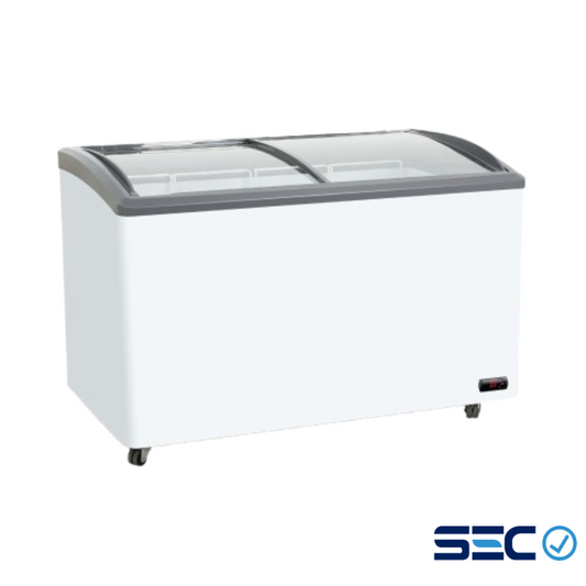 Congelador Profesional Vidrio Curvo 336 Litros