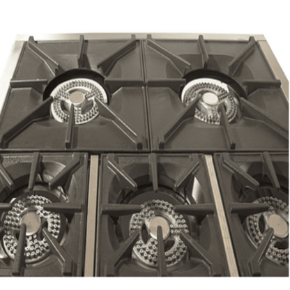 Cocina Industrial 5 Platos y Horno GLP