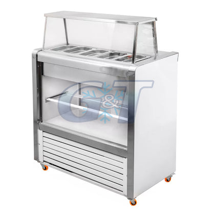 Salsera Refrigerada Con 5 Depósitos Con Certificación SEC