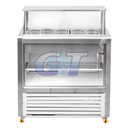 Salsera Refrigerada Con 5 Depósitos Con Certificación SEC