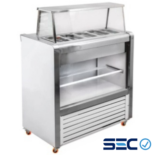 Salsera Refrigerada Con 5 Depósitos Con Certificación SEC