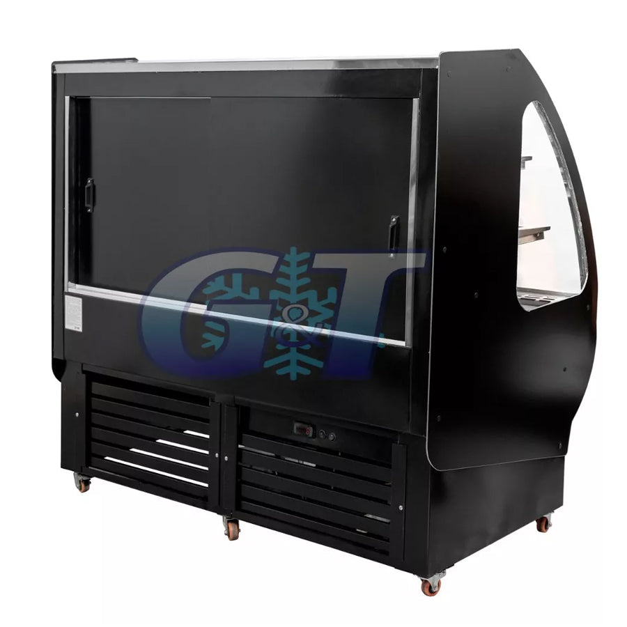 Vitrina Refrigerada Vidrio  Curvo Frio Forzado Modelo VC PRO