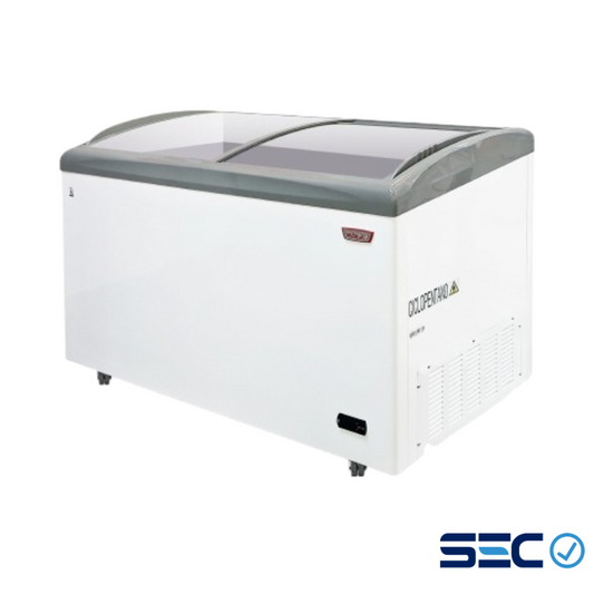 Congelador Profesional Vidrio Curvo 336 Litros