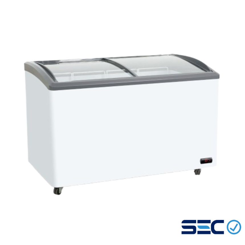 Congelador Profesional Vidrio Curvo 336 Litros